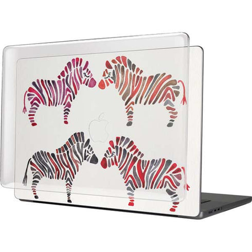Rainbow Zebras by Cat Coq MacBook Cases